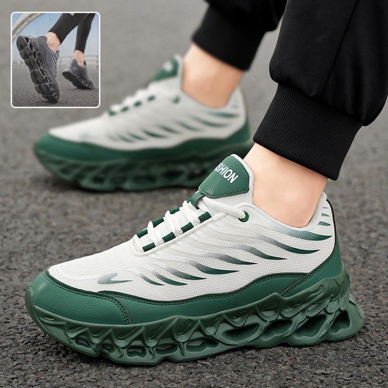 Men's Lace-Up Thick Sole Casual Sports Sneakers