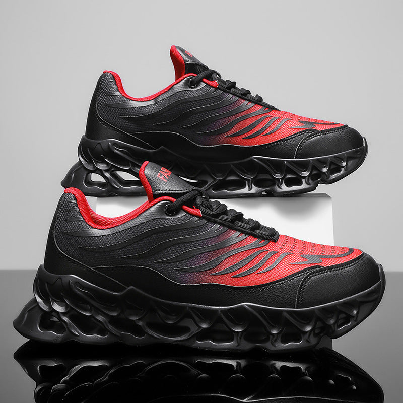 Men's Lace-Up Thick Sole Casual Sports Sneakers