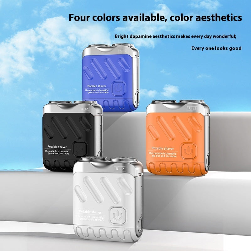 Portable Dual Ring Electric Shaver