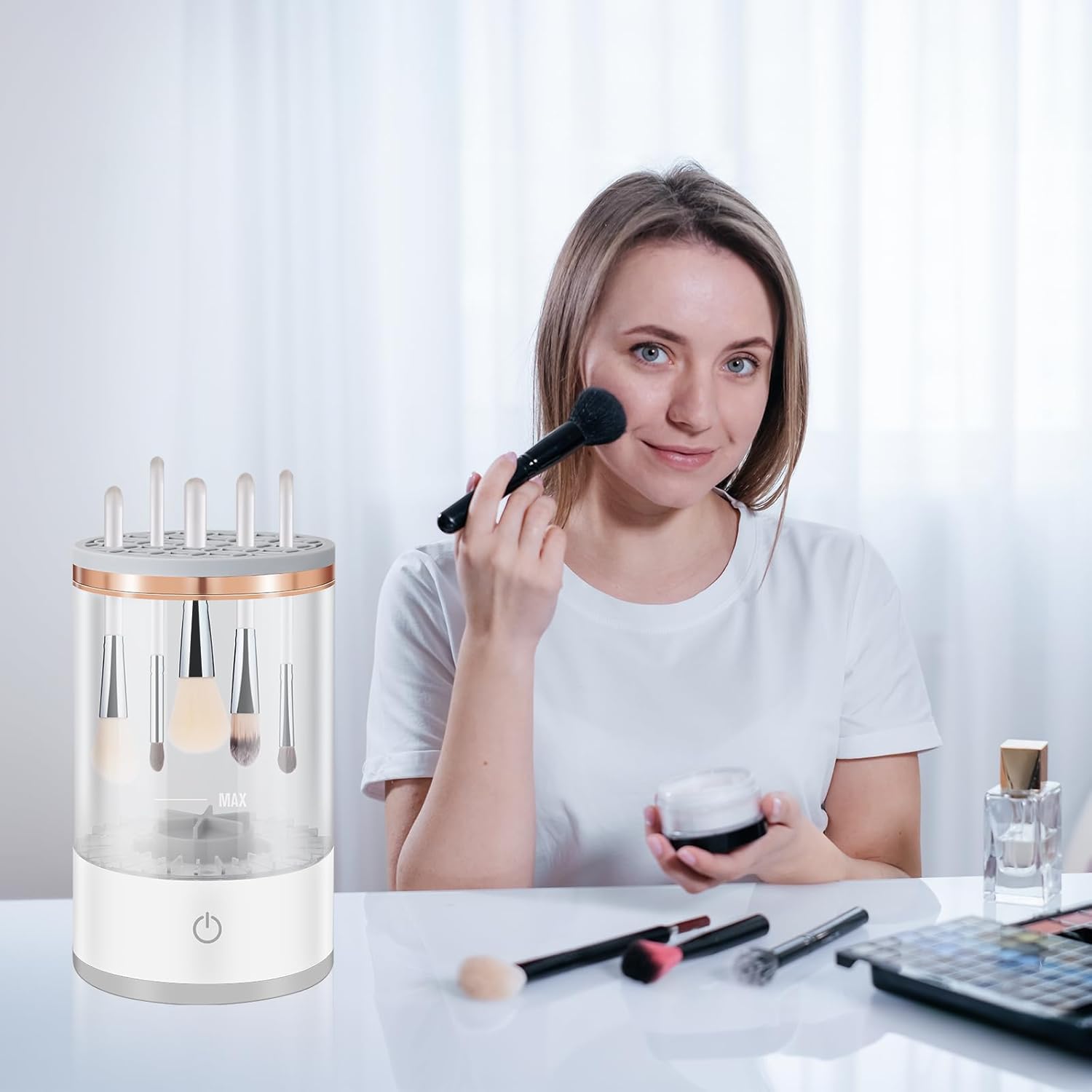 Electric Makeup Brush Cleaner
