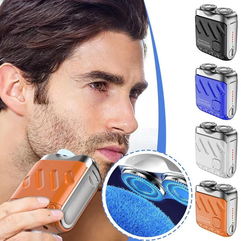 Portable Dual Ring Electric Shaver