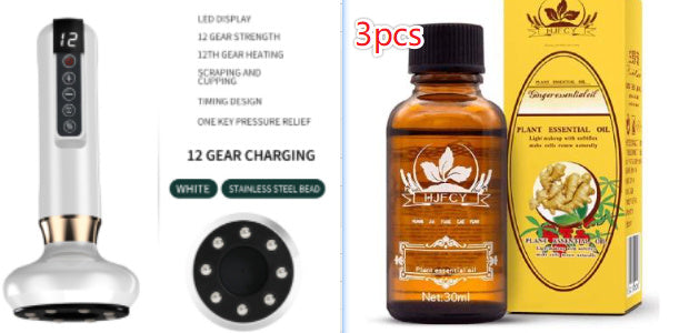 Electric Vacuum Cupping Massager For Body, Anti-Cellulite Suction, Cup Massage Body Cups, Fat Burning Slimming Jars