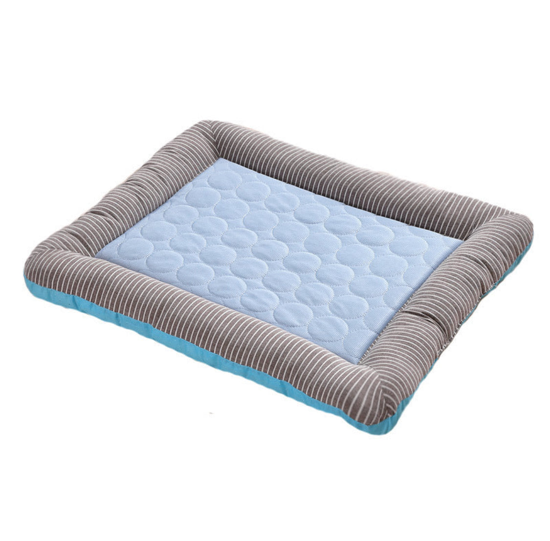Pet Cooling Pad Bed For Dogs Cats Puppy Kitten Cool Mat Pet Blanket Ice Silk Material Soft For Summer Sleeping  Blue Breathable