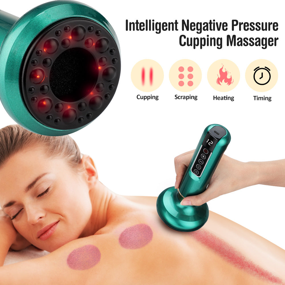 Electric Vacuum Cupping Massager For Body, Anti-Cellulite Suction, Cup Massage Body Cups, Fat Burning Slimming Jars