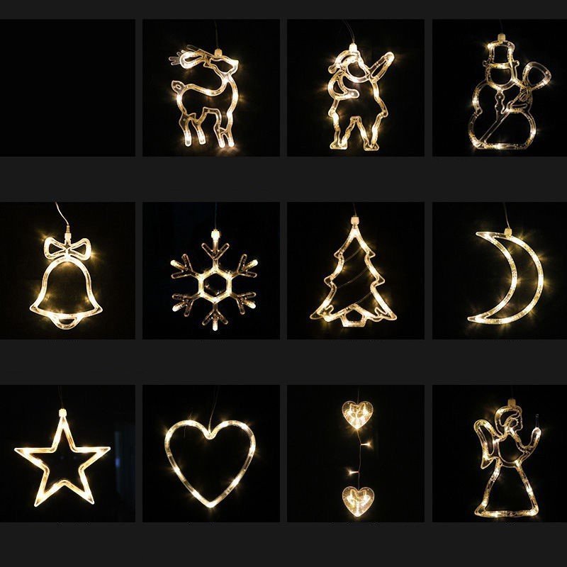 LED Christmas Window Suction Cup Lights - Image 3