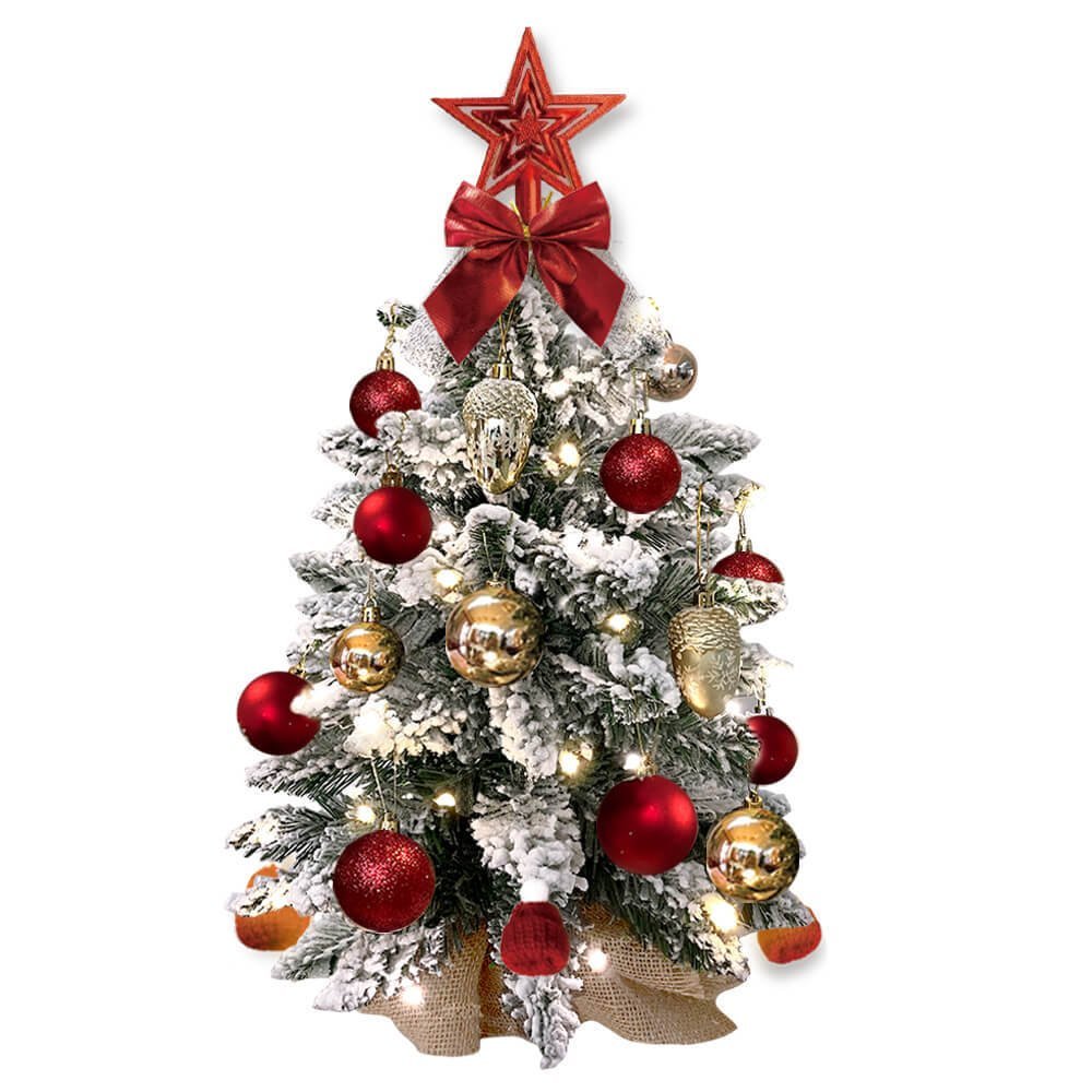 2ft Mini Tabletop Christmas Tree with LED Lights - Image 3