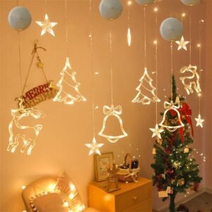 LED Christmas Window Suction Cup Lights