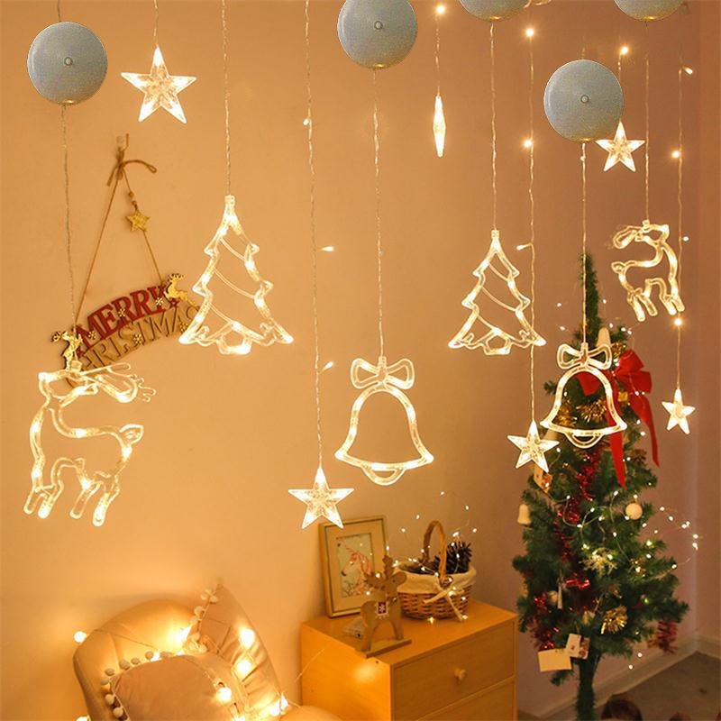 LED Christmas Window Suction Cup Lights