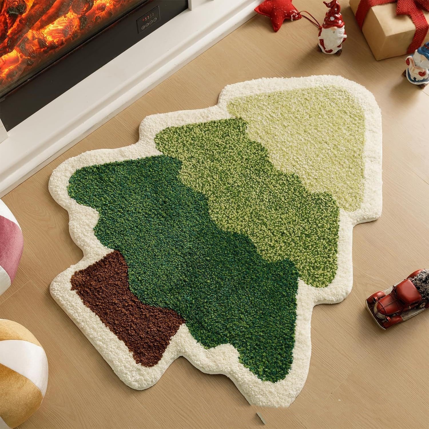 Nordic Christmas Tree Cashmere Mat - Image 5