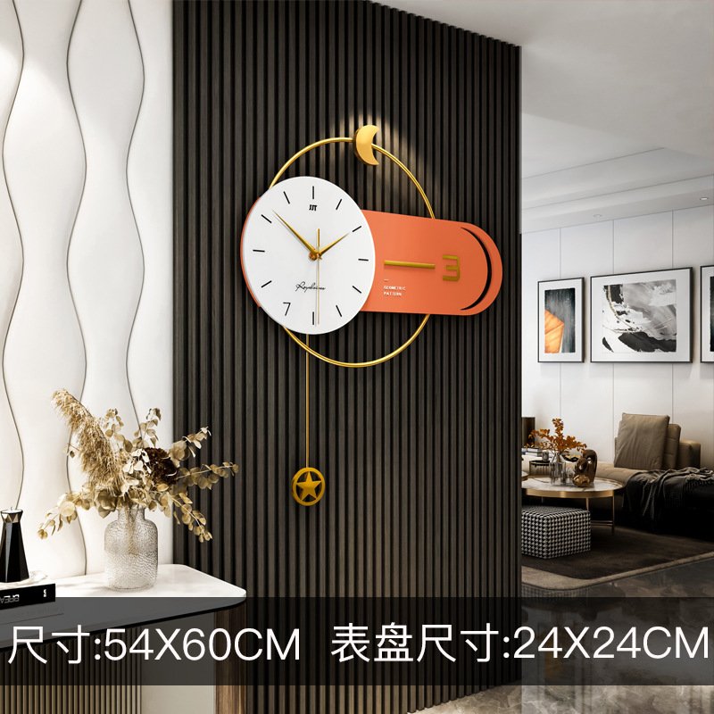 Modern Simple Wall Clock Home Decoration Clock Light Luxury Wall Clock - Image 9