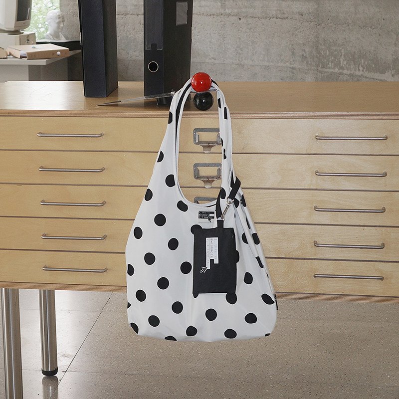 Punching Shoulder Bag Original Design Sense, Portable Large Capacity Polka Dot Handbag, Versatile Backpack Bag - Image 6