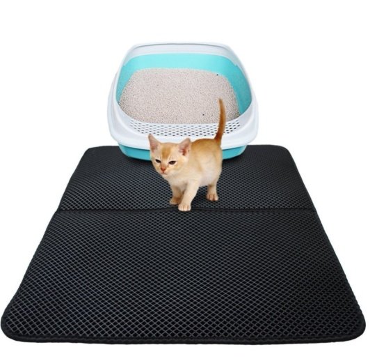 Waterproof Pet Cat Litter Mat EVA Double Layer Cat Litter Trapping Pet Litter Cat Mat Clean Pad Products For Cats Accessories - Image 8