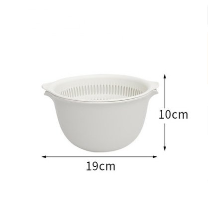 Double sink dish drain basket kitchen panning wash fruit basket - Image 4