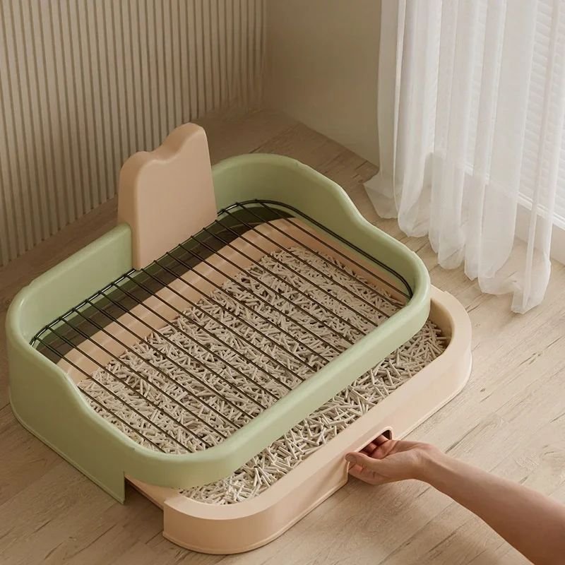 Pet Dog Toilet Portable Puppy Potty Tray Pet Litter Pan Dog Potty Pan Indoor Dog Potty Tray Puppy Training Tray Pet Accessories - Image 4