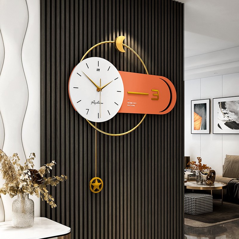 Modern Simple Wall Clock Home Decoration Clock Light Luxury Wall Clock - Image 7