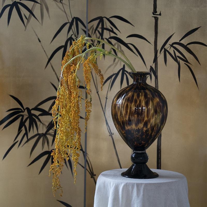 Light-luxury High-end Home Decor Vase With A Leopard Printartistic Soft Furnishing Piece - Image 5